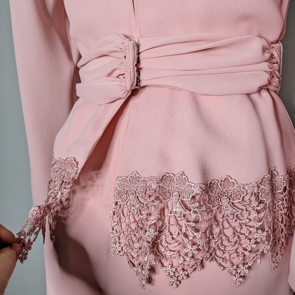 NWT Vintage After Dark pink lace dress 9/10 - Picture 6 of 12